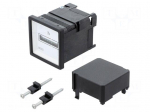 Meter: operating time counter | on panel | mounting | 200&divide;250V | 50Hz