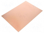 Laminate | FR4 | 2.4mm | L: 297mm | W: 210mm | Coating: copper