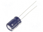 Capacitor: electrolytic | supercapacitor | 1F | 2.5VDC | ESR: 500m&Omega;