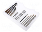 Drill set | Application: for metal,for wall | Pcs: 22