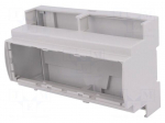Enclosure: for DIN rail mounting | Y: 90.5mm | X: 142.3mm | Z: 53mm