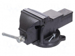 Vice | iron alloy | 150mm | twistable,bench,with anvil | 16.5kg