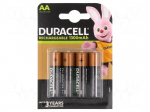 Re-battery: Ni-MH | AA | 1.2V | 1300mAh | blister | 4pcs.