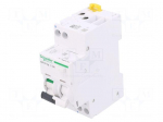 RCBO breaker | Inom: 16A | Ires: 30mA | Max surge current: 250A | IP20
