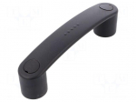 Holder | technopolymer PA | black | H: 51mm | L: 208.5mm | W: 28.5mm