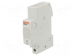 Signaller | 12VAC | for DIN rail mounting | 17.5x85x63mm