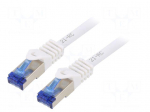 Patch cord | S/FTP | Cat: 6a | RJ45 plug,both sides | stranded | Cu | 3m