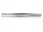 Tweezers | 120mm | Blade tip shape: rounded | universal