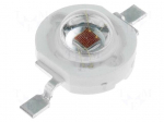 Power LED | red | EMITER | 140&deg; | 700mA | 625nm | 80lm | 3W | 2.5&divide;3.5VDC