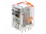 Relay: electromagnetic | DPDT | Ucoil: 24VAC | Icontacts max: 24A