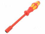 Screwdriver: insulated | 6-angles socket | HEX 9mm