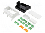 Enclosure: for DIN rail mounting | Y: 89.7mm | X: 107.6mm | Z: 62.2mm