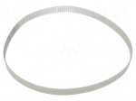 Timing belt | T2.5 | W: 12mm | H: 1.3mm | Lw: 500mm | Tooth height: 0.7mm