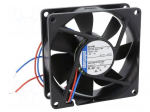 Fan: DC | axial | 24VDC | 80x80x25.4mm | 79m3/h | 37dBA | ball | 3600rpm