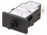 Circuit breaker | Urated: 240VAC | 48VDC | 7A | SPST | Poles: 1 | SNAP-IN
