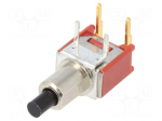 Switch: push-button | Pos: 2 | SPST-NO | 1A/250VAC | 3A/28VDC | OFF-(ON)