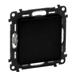 BLANKING PLATE MAT BLACK VALENA LIFE