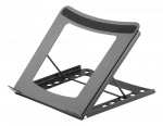 Laptop stand DELTACO OFFICE 5 positions, 10-15", black / DELO-0200