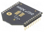 Module: RF | PCB | XBee | 2.4GHz | I2C,SPI,UART | -103dBm | 8dBm | THT