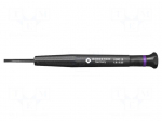Screwdriver: precision | slot | 1.8x0.3mm | Blade length: 17mm