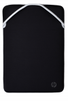 HP Reversible Protective 14.1-inch Silver Laptop Sleeve 14.1" Sleeve case Black