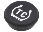 Button | round | &Oslash;21mm | black | 09