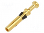 Contact | female | copper alloy | gold-plated | 0.75&divide;1mm2 | crimped