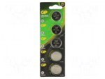 Battery: lithium | CR2450,coin | 3V | 610mAh | non-rechargeable | 5pcs.