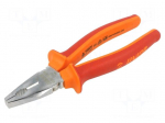 Pliers | insulated,universal | carbon steel | 200mm | 406/1VDEBI