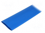 Heat shrink sleeve | glueless,flexible | 2: 1 | 38.1mm | L: 1.2m | blue