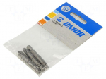 Screwdriver bit | Phillips | PH3 | 1/4" | Overall len: 50mm | 3pcs.