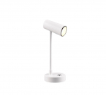 TRIO-Lighting Lenny LED table lamp white rechargeable gaismeklis