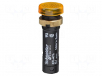 Indicator: LED | flat | yellow | 48VDC | &Oslash;12mm | IP40 | screw terminals