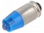 LED lamp | blue | S5,7s | 24VDC | 24VAC | No.of diodes: 1