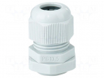 Cable gland | PG13,5 | IP65 | polyamide | light grey