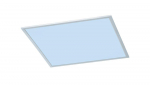 Trio Lighting WiZ Griffin LED ceiling lamp 60x60 cm brushed steel RGBW lampa