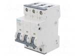 Circuit breaker | 230/400VAC | Inom: 4A | Poles: 3 | Charact: C | 6kA
