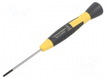Screwdriver: precision | slot | 2.5x0.4mm | Blade length: 50mm | ESD