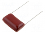 Capacitor: polyester | 4.7uF | 250VDC | 17.5mm | &plusmn;10% | 20.8x11.9x21mm