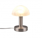 Trio Fynn II table lamp 21 cm E14 brushed steel gaismeklis 599100107 4017807551310