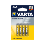 Patareisid, akusid ja laadijaid // AA, AAA ja muud suurused patareid, laadijad &ndash; saadaval tellimiseks // Bateria VARTA R03 SUPERLIFE 4szt./bl.
