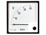 Voltmeter | on panel | 0&divide;150V | Class: 1.5 | 48x48mm