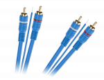 Helis&uuml;steemid ja tarvikud // Helikaablid koos pistikutega // Kabel 2 x RCA - 2 x RCA + żyła 5m