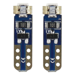 Autolambid, Mootorratta ja traktori valgustid // Auto LED-pirnid ja komplektid // Żar&oacute;wki led standard t5 w1w 1xsmd 3030 12v high power amio-01094