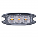 Autolambid, Mootorratta ja traktori valgustid // LED t&ouml;&ouml;tuled autodele ja eritehnikale // Lampa błyskowa ostrzegawcza płaska 3 led r65 r10 12-24v amio-02297