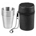 Uued tooted // Kieliszki turystyczne 6 szt., pokrowiec