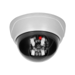Videovalve // Kaamera tarvikud // Atrapa kopułowej kamery monitorującej z podczerwienią CCTV, bateryjna