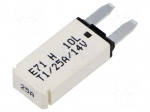 Fuse: thermal | 25A | 14VDC | automotive | 12.45mm | E71