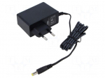 Power supply: switching | mains,plug-in | 15VDC | 1.6A | 24W | 86.5%