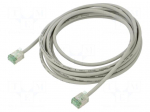 Patch cord | U/FTP | Cat: Cat 8.1 | RJ45 plug,both sides | stranded